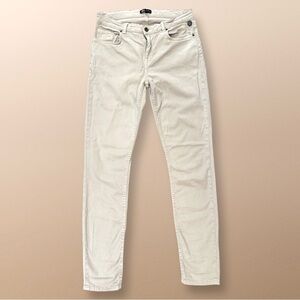 Women's Light Beige Khaki Jeans Straight Leg Size 38